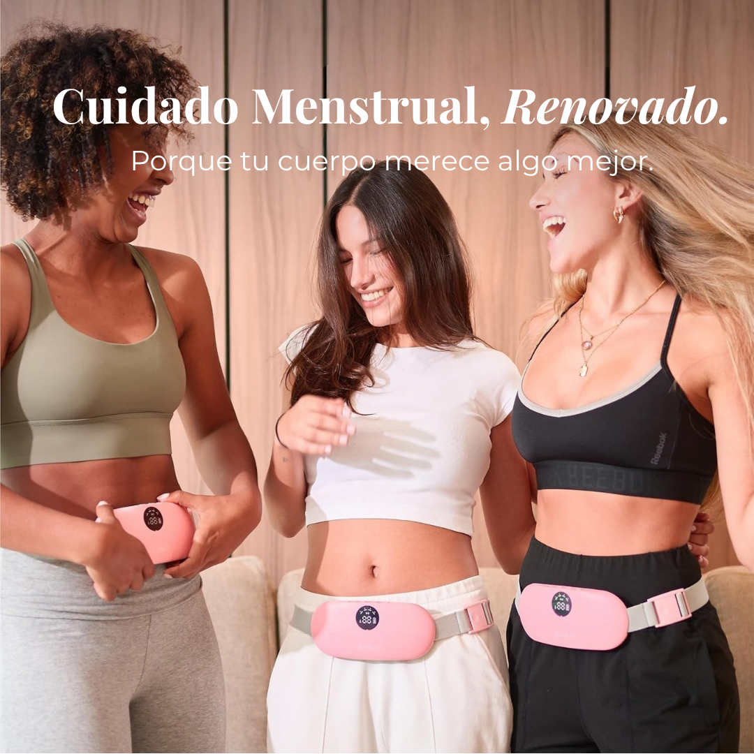 Almohadilla Térmica Masajeadora – Alivia Cólicos y Dolores Menstruales