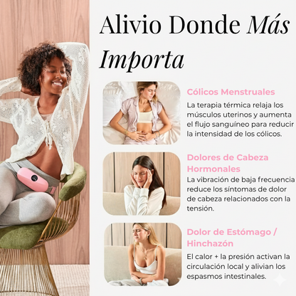 Almohadilla Térmica Masajeadora – Alivia Cólicos y Dolores Menstruales