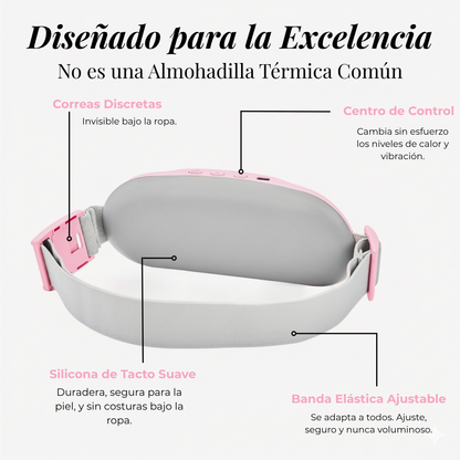 Almohadilla Térmica Masajeadora – Alivia Cólicos y Dolores Menstruales